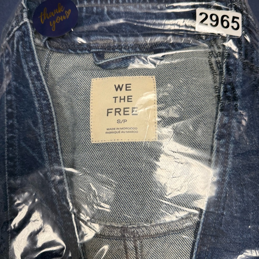 Free People Dark Indigo Denim Jacket - Picture 10 of 10